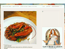 Tablet Screenshot of lousbeergarden.com